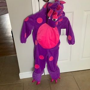 18 month Dinosaur costume pink and purple
